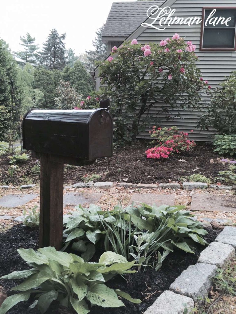 My Shady Mailbox Garden - For Storing My Garden Tools
