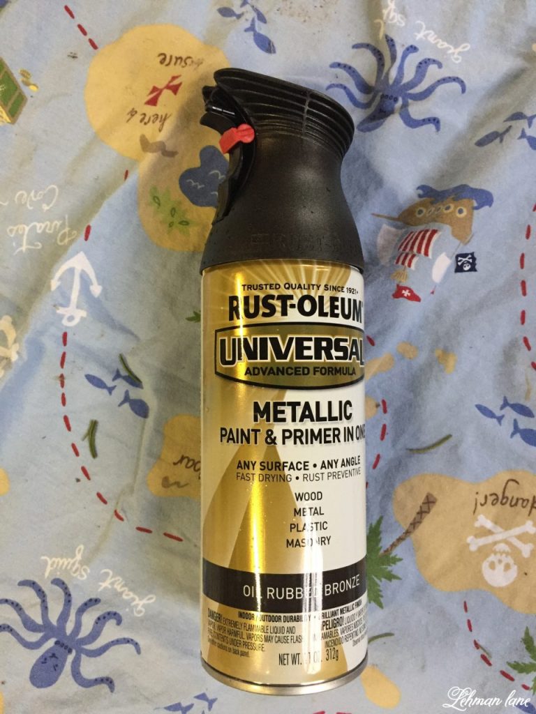 Chandelier Makeover - Rust-oleum's oil rubbed bronze