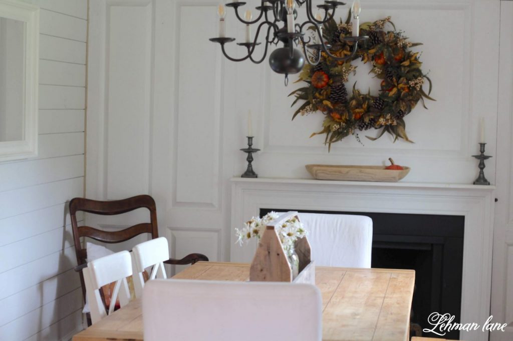 Fall Decorating Ideas from our Farmhouse - sharing a few glimpses of Autumn around our farmhouse as well as my fav fall decorating ideas.  Fall decor can be really simple, quick & inexpensive to do, even if you don't get to it till now... you still have time! #falldecor #fallfarmhouse #fall #autumn Http://lehmanlane.net