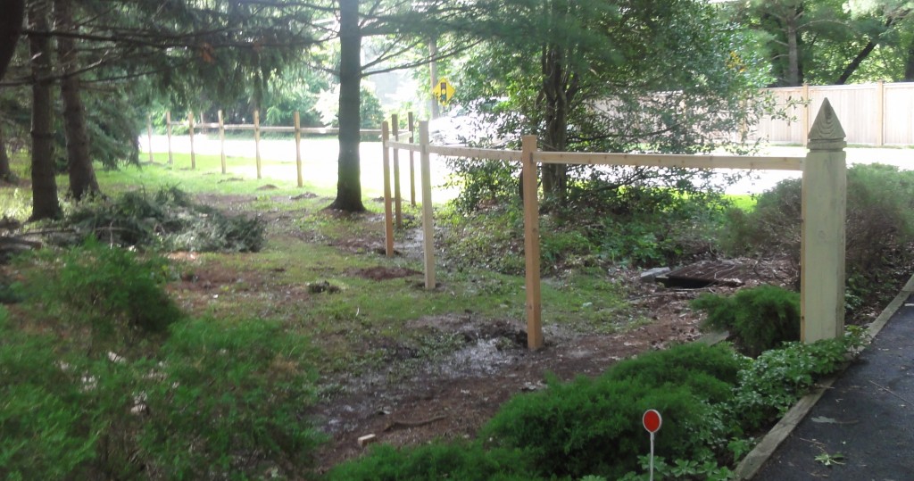How to Build a Fence DIY Cedar Wood Privacy Fence with Step by Step