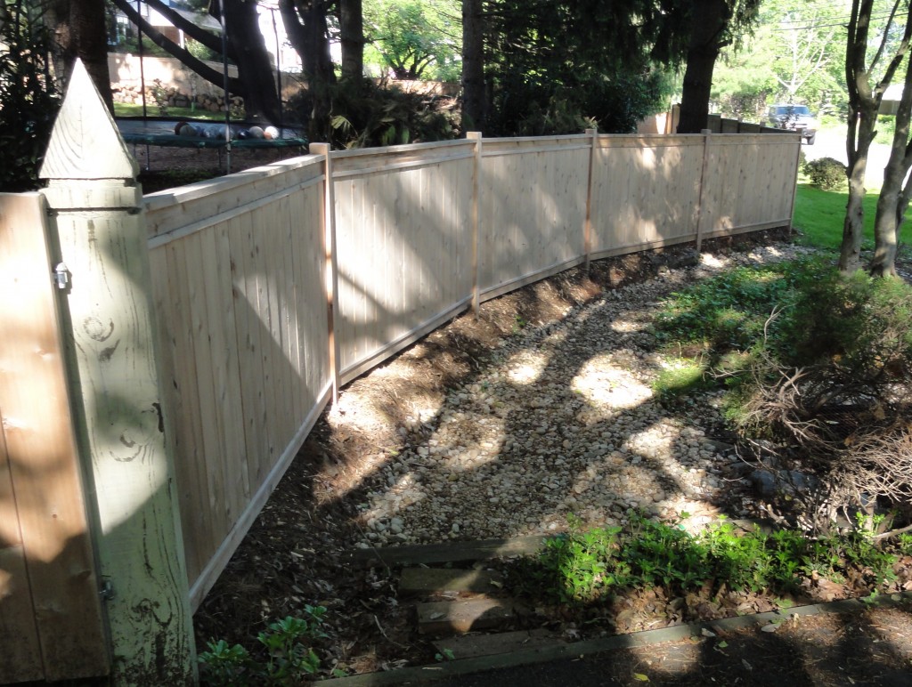 How to Build a Fence DIY Cedar Wood Privacy Fence with Step by Step