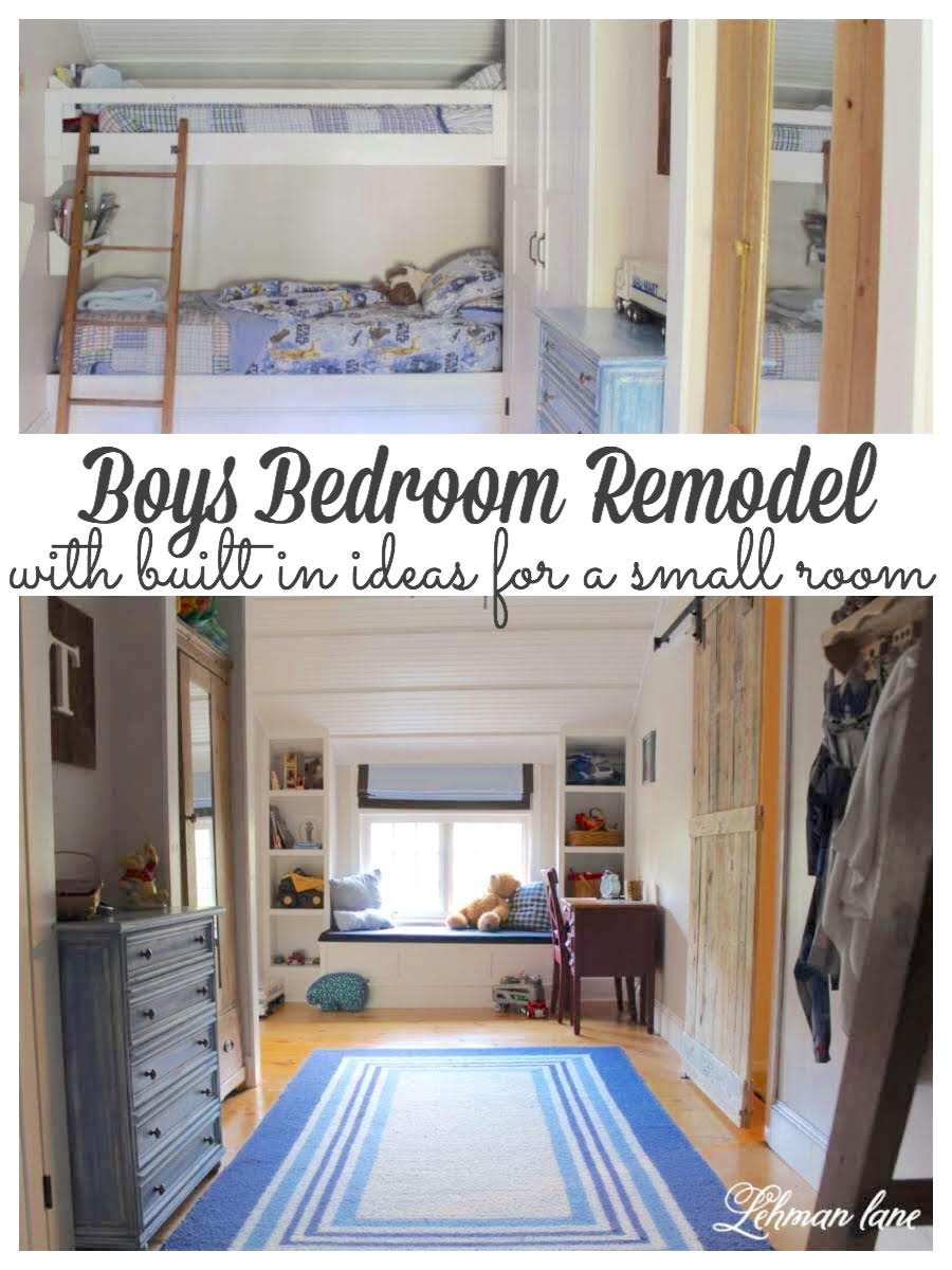 Awesome DIY Boys Bedroom Remodel on a Budget (How to Turn a Closet into ...