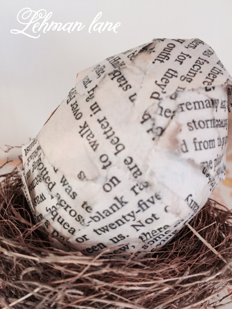How to Make Book Page Easter Eggs