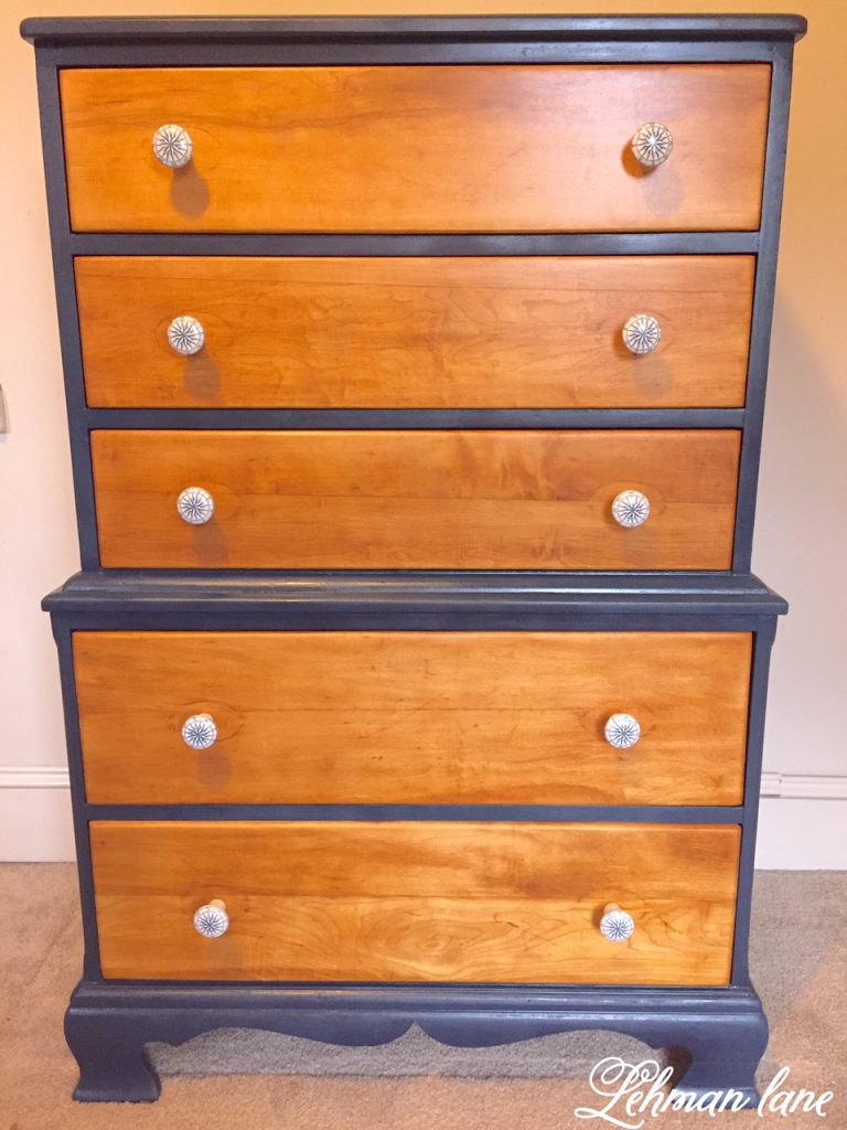 How to Refinish Old Furniture Awesome Vintage Nautical Dresser Redo