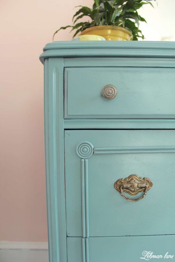 Incredible Antique Farmhouse Dresser Redo DIY with Spray Paint Lehman