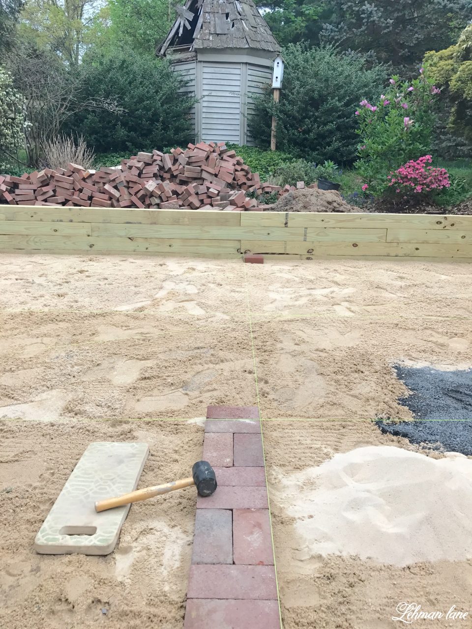 Amazing DIY Brick Patio on a Budget Lehman Lane