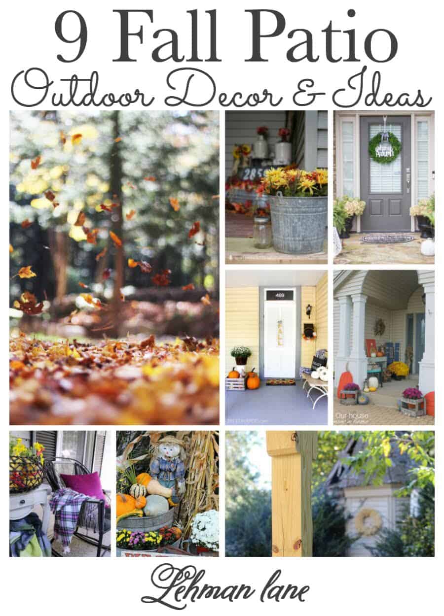 Beautiful Fall Patio Decor (Plus 8 More Outdoor Fall Spaces & Ideas