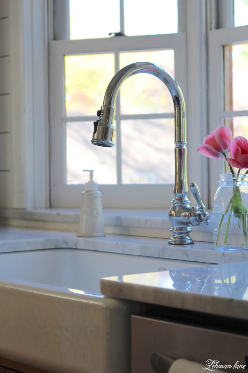 Our New White Farmhouse Sink & Faucet Lehman Lane