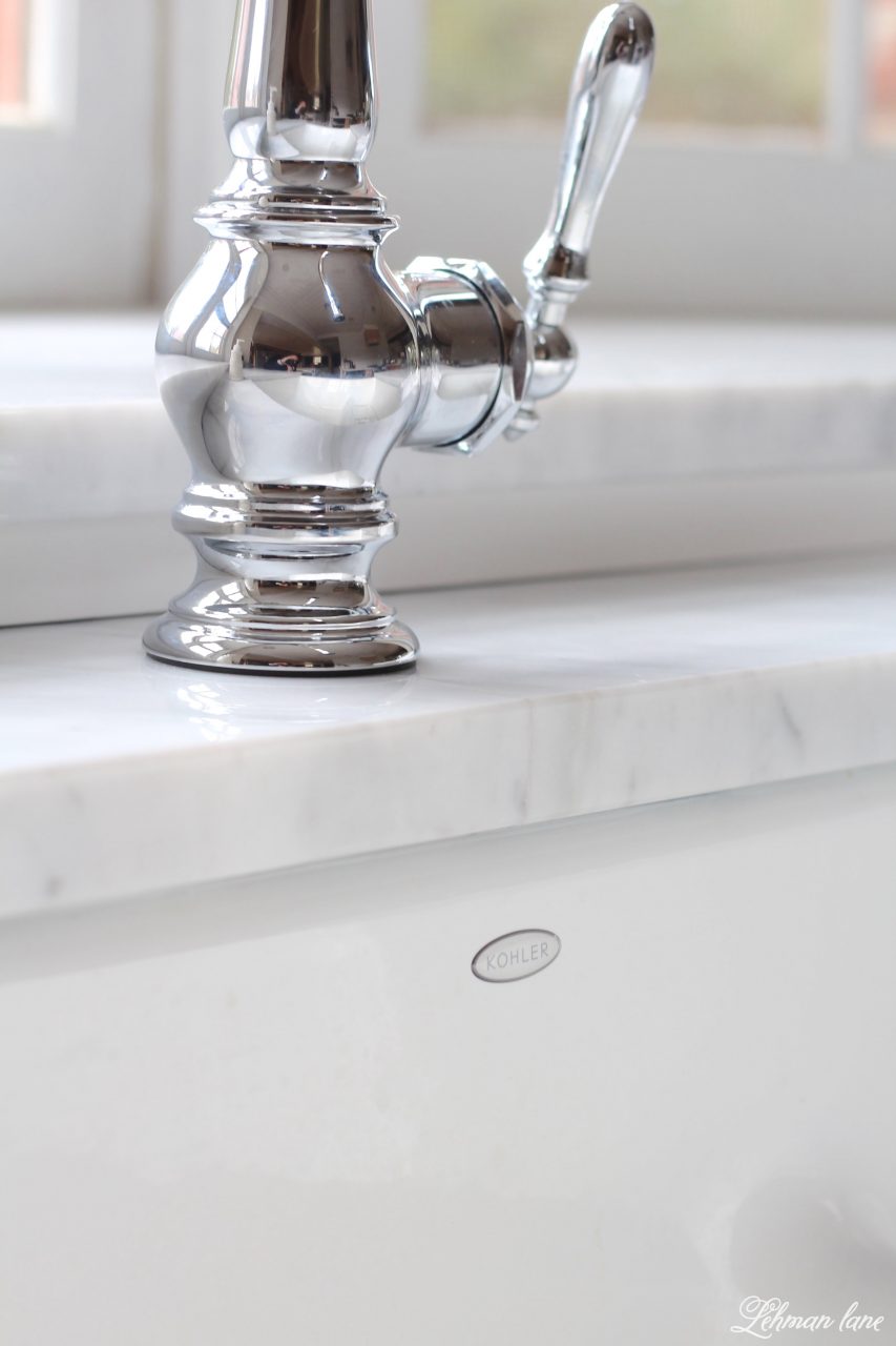 Our New White Farmhouse Sink & Faucet Lehman Lane