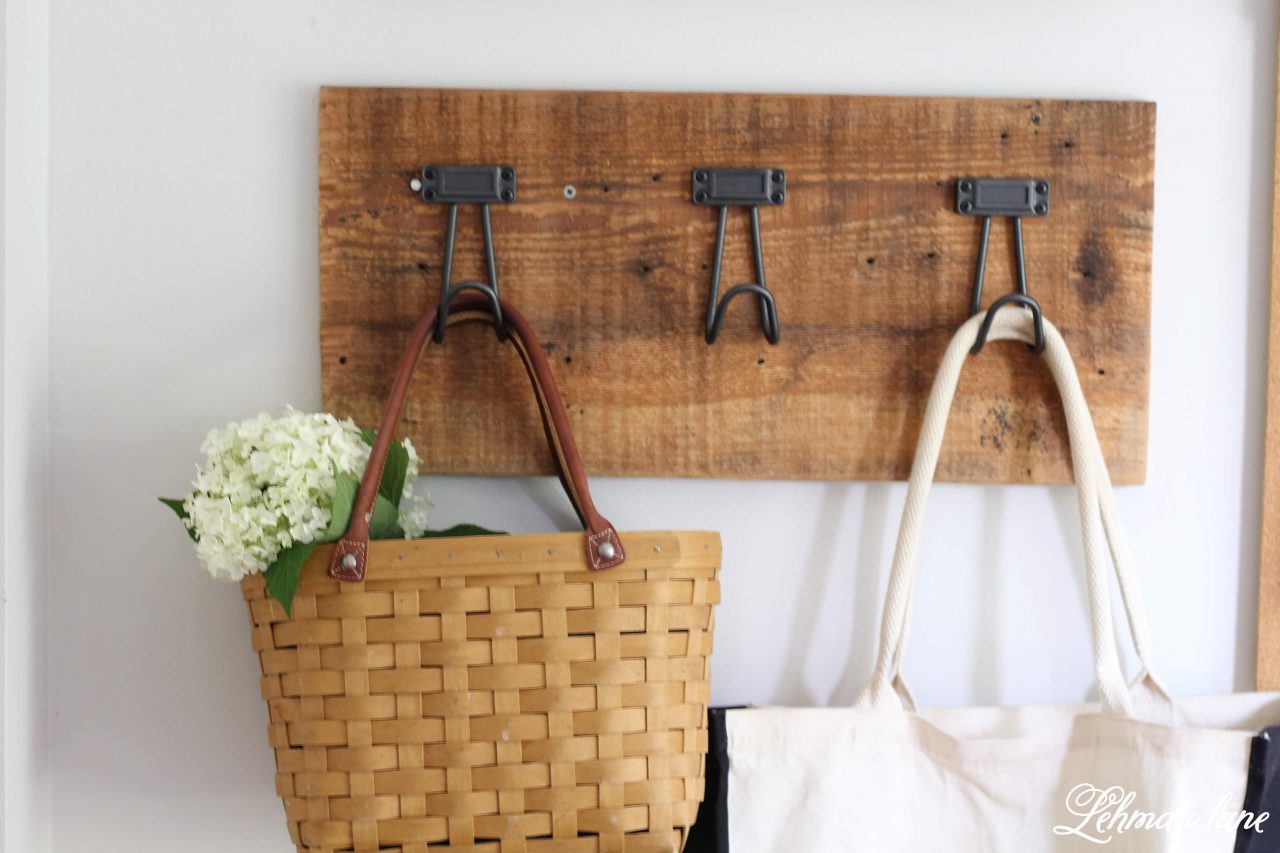 Easy Farmhouse DIY Towel Rack for the Kitchen Lehman Lane
