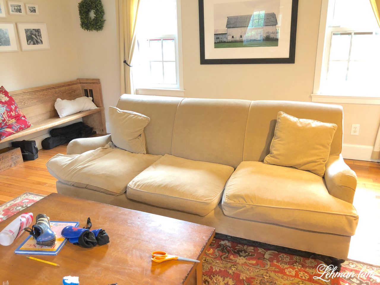 3 Easy Steps for How to ReStuff Sofa Cushions & Make Them Look New