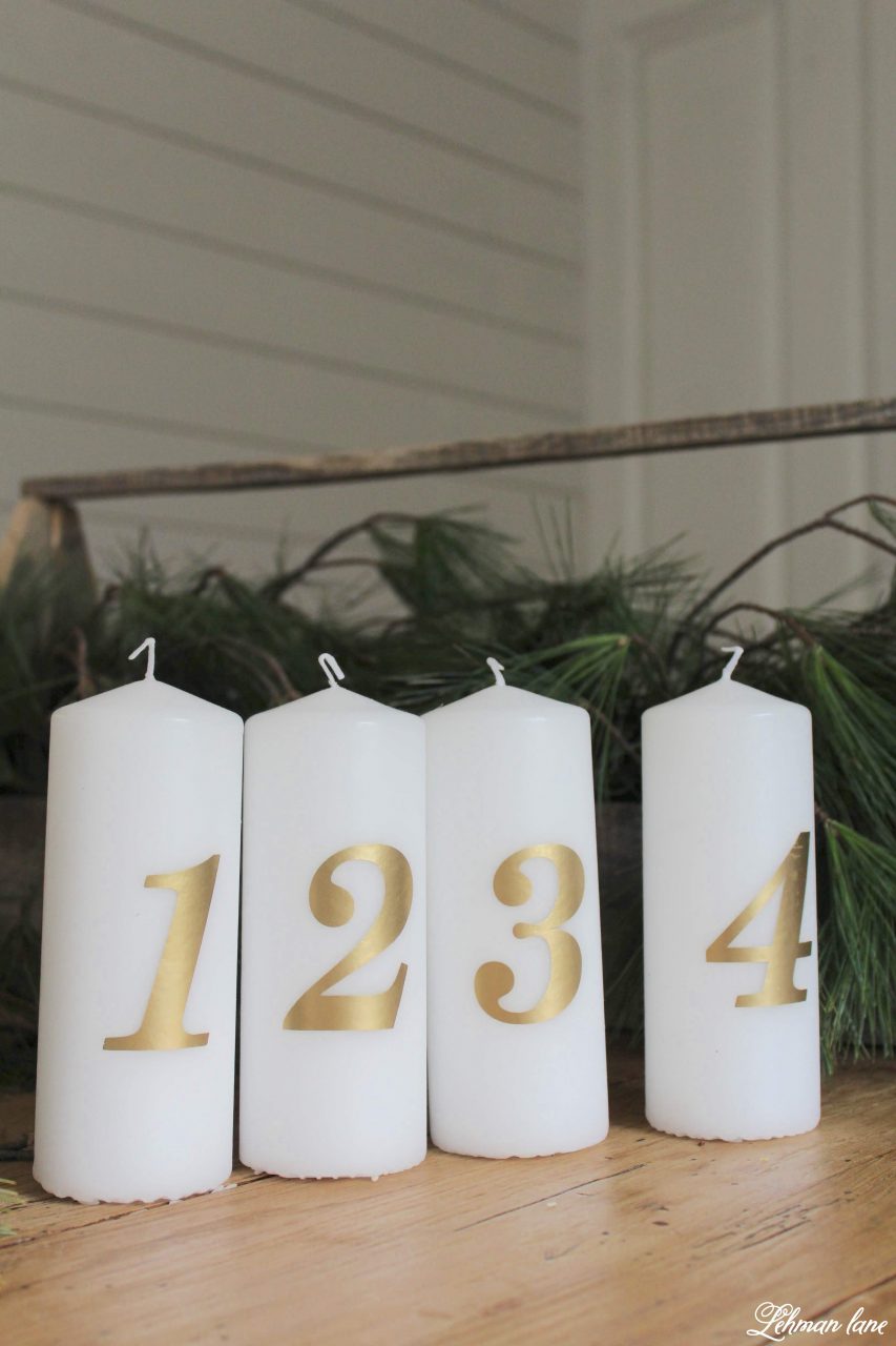 Simple & Beautiful Advent Candle Holder (Easy DIY for Christmas