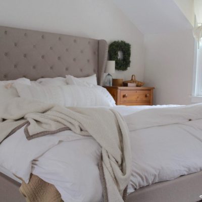 Farmhouse Master Bedroom Refresh - #farmhousebedroom http://lehmanlane.net