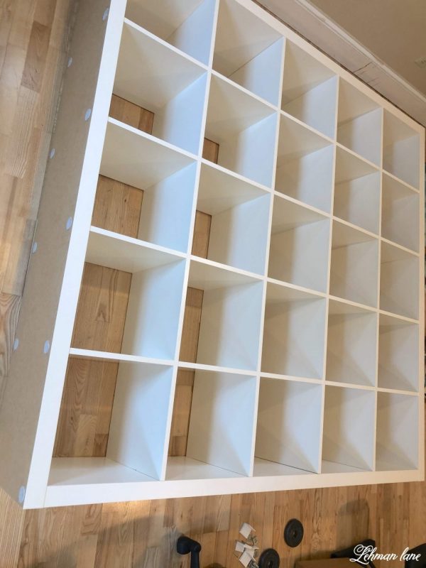 Awesome DIY Easy Kallax Ikea Hack with a Wooden Top TV Stand Lehman Lane