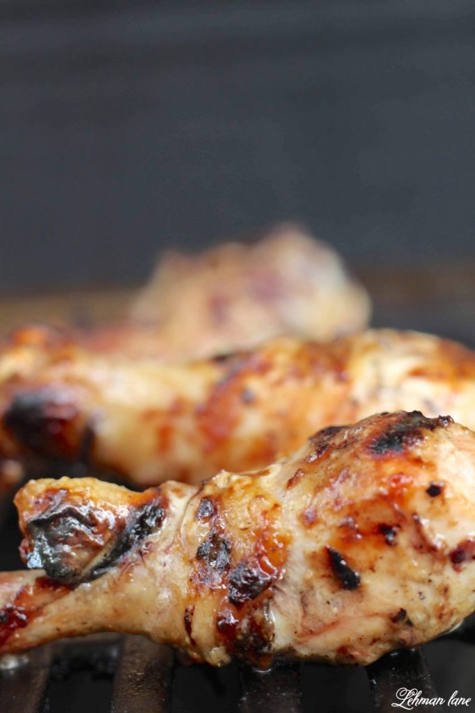The perfect grilled chicken starts with the best BBQ sauce & today I am sharing our family's fav white BBQ sauce recipe with ingredients you probably already have at home! #recipes #grilledchicken #whitebbqsauce https://lehmanlane.net