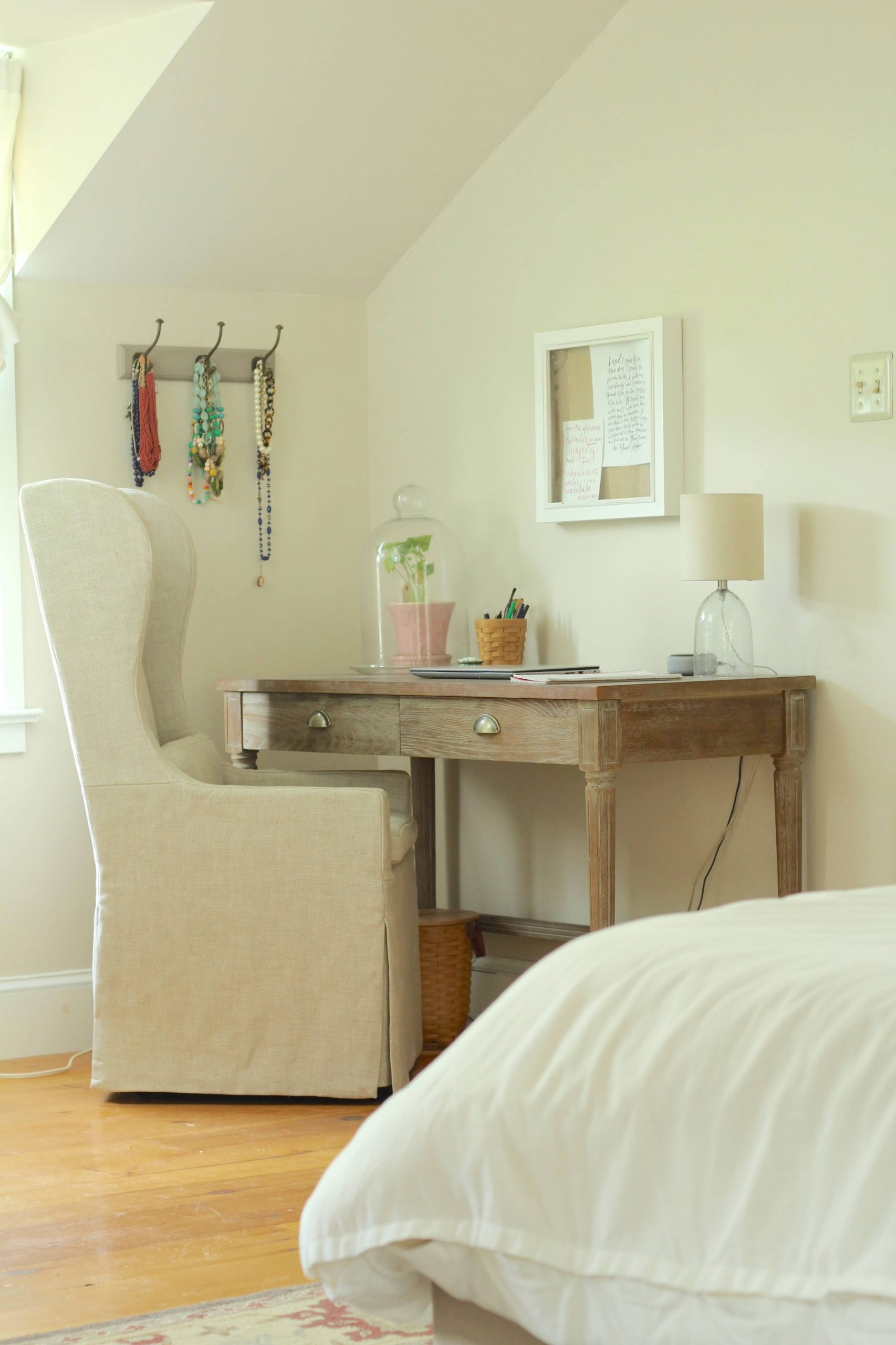 Beautiful Farmhouse Master Bedroom with Desk & Office Space - Lehman Lane