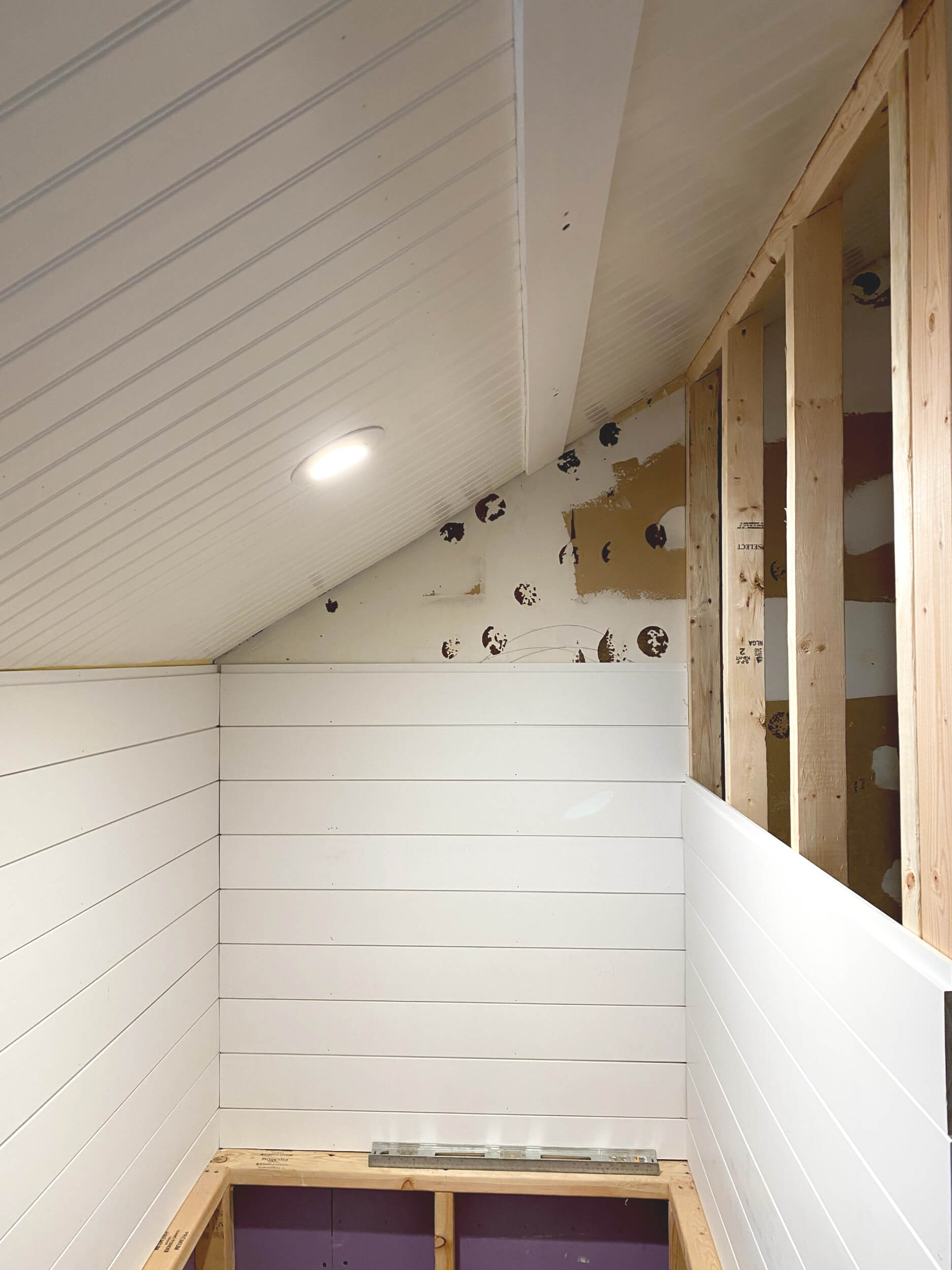 DIY Bead Board Ceiling & Shiplap in the Master Bath Lehman Lane